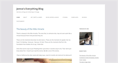 Desktop Screenshot of jennaseverythingblog.com